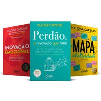 Combo Heloísa Capelas - Inovação emocional, O mapa da felicidade e Perdão, a revolução que falta